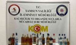 28,1 litre sahte içki ve 35 litre etil alkol ele geçirildi