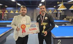 3 Bant Bilardo Turnuvası sona erdi