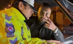 Alkollü sürücünün rahatlığı pes dedirtti