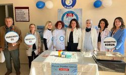 Aydın Devlet Hastanesi’nde vatandaşlar diyabete karşı bilgilendirildi