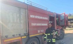 Çukurda mahsur kalan yavru köpeği itfaiye kurtardı