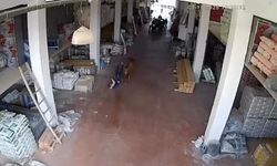 Depoya giren inek çalışanlara saldırdı: Vatandaşlar güçlükle kurtuldu