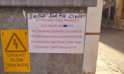 Dikiş makinesi ile gürültü yaptığı iddia edilen şahıs afişle uyarıldı