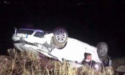 Diyarbakır’da araç takla attı: 1 yaralı