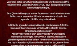 Elazığspor: "Gelişmeler kulübümüz tarafından izlenmekte"