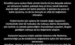Eren Elmalı: "Bu dosyada adımın yer almasının nedeni, yaklaşık 5 yıl önce kendi takımım dışında ilgili yapılan bir bahis işlemidir"