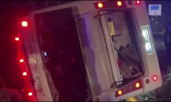 İşçi servisi devrildi 8 yaralı