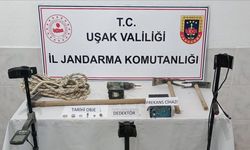 Jandarma kaçak kazıya suçüstü yaptı