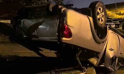 Kamyonet takla attı: 1 yaralı