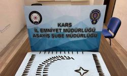 Kars’ta çok sayıda silah ve mühimmat ele geçirildi