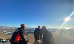 Kayalıklarda mahsur kalan şahıs kurtarıldı