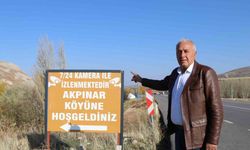 Köy 7 gün 24 saat kamerayla izleniyor