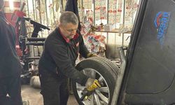 Lastikçilerde son gün yoğunluğu