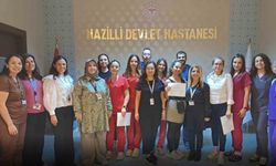 Nazilli’de ameliyathane hemşireleri sertifikalarını aldı