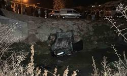 Otomobil dereye uçtu: 1 ölü, 1 yaralı