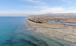 Renkli yazlardan sessiz çöl manzarasına: Van Gölü’nün 8 yıllık değişimi