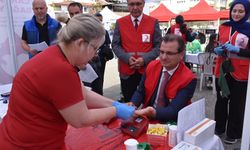 Salihli’den Kızılay’a rekor kan bağışı