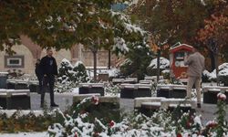 Şehir beyaz gelinliğini giydi, Sivas’ta kartpostallık görüntüler oluştu