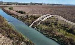 Seyhan Baraj Gölü kurudu, Alman Köprüsü ortaya çıktı