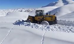 Şırnak’ta karla mücadele çalışmaları devam ediyor