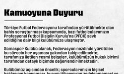 Somaspor’dan, PFDK’ya sevk edilen futbolcularıyla ilgili açıklama