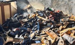 Van’da çatı yangını