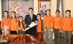 Öğrencilerden Kaymakam Gülnar’a Ziyaret