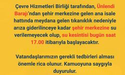 Iğdır Belediyesi Yeniden Su Kesintisi Uyarısı Yaptı