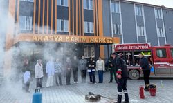 Akasya Bakım Evi’nde Nefes Kesen Yangın Tatbikatı!