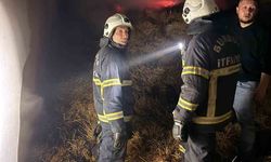 2 bine yakın saman balyası zarar gördü