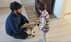 Annesinin reddettiği kuzuya 3 yaşındaki Ezo'nun şefkati yürekleri ısıttı