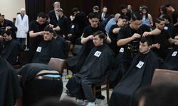 Bağcılar'da en iyi kuaförler engelli bireyler için yarıştı