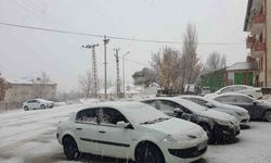 Başkale beyaza bürüdü