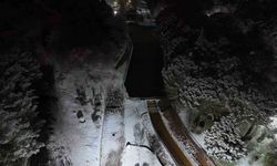 Beyaza bürünen kent böyle görüntülendi