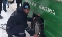 Cenaze aracı için seferber oldular