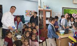 Diyadin'de minik eller toprağa umut ekti