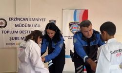 Emniyetten öğrencilere tekvando kıyafeti sürprizi
