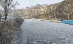 Göle eksi 16 dereceyi gördü, ağaçlar kırağı tuttu