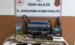 Iğdır'da kaçak kazı operasyonu: 4 şüpheli gözaltında