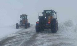 Kar temizleme çalışması devam ediyor