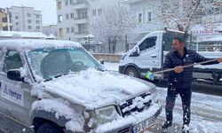 Karlıova beyaza büründü