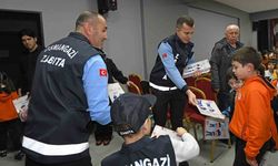 Minikler zabıtanın görevlerini öğrendi