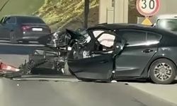 Otomobil kullanılamaz hale geldi, 2 kişi ağır yaralandı