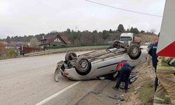 Otomobilden yara almadan kurtuldu