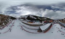 Palandöken'de kar keyfi