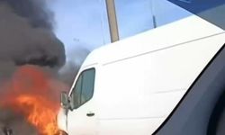 Servis minibüsü küle döndü