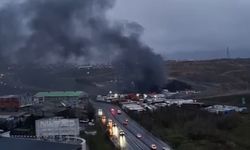 Su dolum tesisinde yangın çıktı