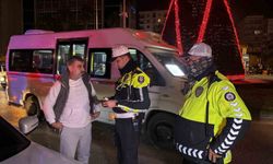 Trafik denetimi: 60 araç sürücüsüne 495 bin lira ceza