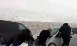 Ulaşıma kar engeli