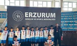 Voleybolda Erzurum Şampiyonu Oltu Cumhuriyet Ortaokulu